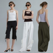 1747 前后两穿 特色镂空设计感收副乳重磅百搭紧身多色基础吊带