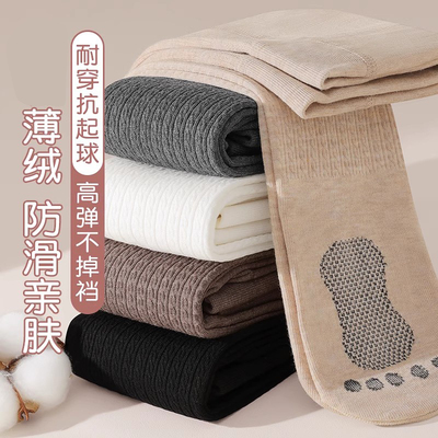 女童秋冬加厚打底裤2025新款女宝宝连体袜加绒百搭弹力连裤袜外穿