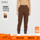 女舒适长裤 SANI商场同款 高腰通勤休闲易打理显瘦小脚休闲裤 秋冬
