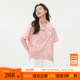 不规则口袋设计薄款 SANI2025夏季 通勤衬衫 衬衣翻领休闲舒适女上衣