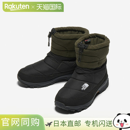 日本直邮THE NORTH FACE 男靴 可拆卸 Nuptse 短靴 POLARTEC 可拆