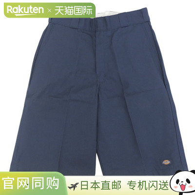 日本直邮Dickies 男士短裤32 码宽松版型内缝长 13 英寸42283NV32