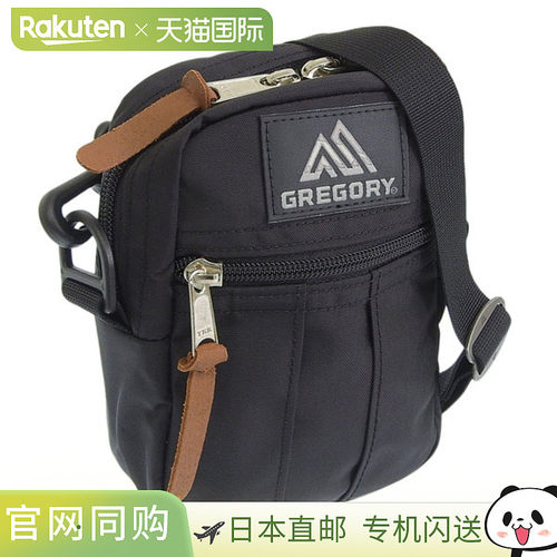 日本直邮Gregory 男女单肩包 黑色 CLASSIC BAGS QUICK POCKET S