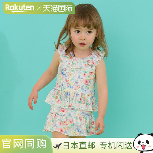 日本直邮Sense of Wonder花卉分体泳衣2026新款女童泳装