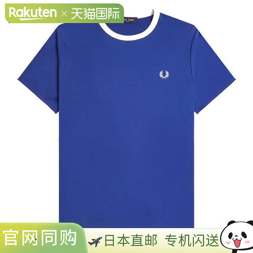 日本直邮Fred Perry 圆领T恤 M3519 30A 32B 99A U70 27A U45