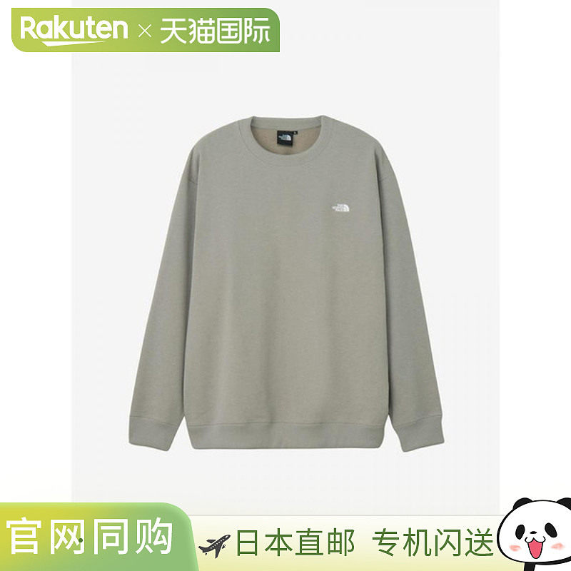 日本直邮The North Face 套头圆领卫衣Logo Heather Sweat Crew男
