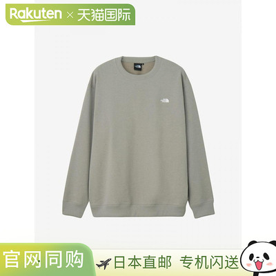 日本直邮The North Face 套头圆领卫衣Logo Heather Sweat Crew男