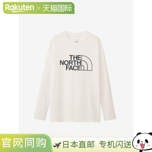 日本直邮The North Face 北面 男士 ES大Logo长袖T恤 NT32580