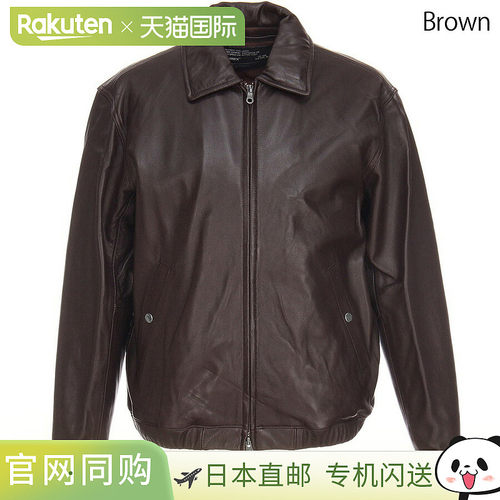 日本直邮Avirex 山羊皮 Vege Swing Top 皮夹克男士7835950014外