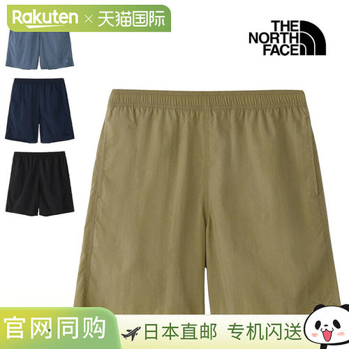 日本直邮The North Face 男士多功能中筒防水尼龙短裤 防紫外线