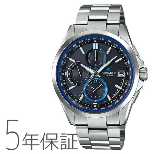 CASIO 卡西欧 男士手表 OCEANUS OCW-T2600-1AJF 无线电太阳能钛