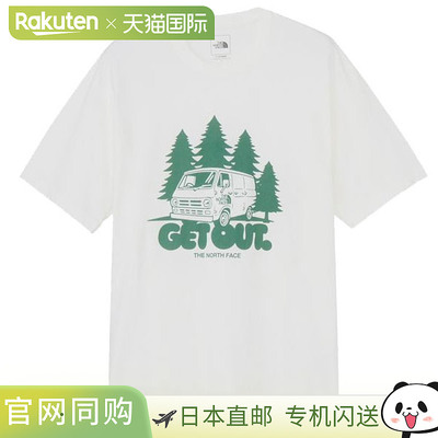 日本直邮The North Face 短袖 Get Out T恤 NT32642-OW