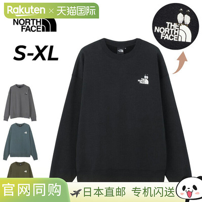日本直邮北面男女长袖卫衣 THE NORTH FACE Zoopicker Crew通用款