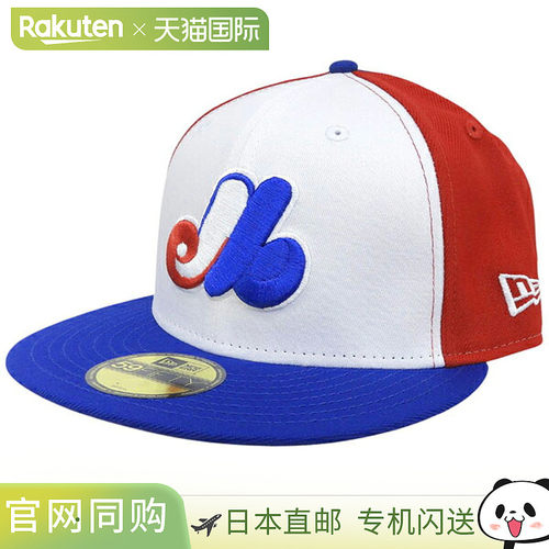 日本直邮NEW ERA MLB COOP WOOL 59FIFTY 棒球帽 棉羊毛混纺 白红