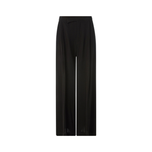 直筒裤 ST.AGNI 黑色日常通勤简约休闲女士垂感长裤 新款 春季