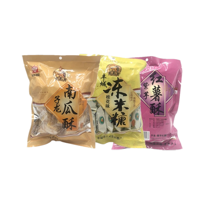 子龙江西180g多种口味桂花冻米糖