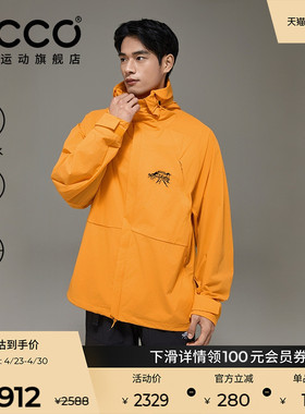 ECCOx白山联名胶囊系列户外防泼防晒软壳衣男女同款EW251J011