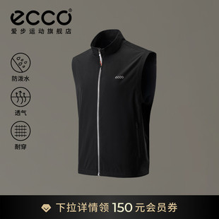 舒适透气防泼高尔夫马甲男EG251J026 ECCO爱步高尔夫马夹春季