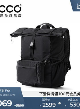 ECCO爱步双肩包男女 款简约时尚百搭大容量通勤包背包9108403