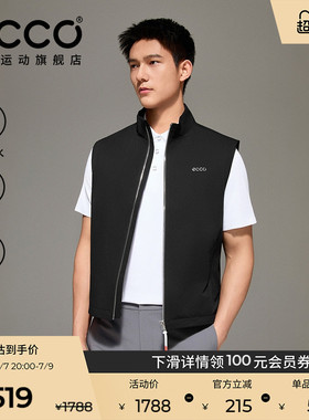 ECCO爱步高尔夫马甲 2026新款防水户外休闲运动服男款EG261J026