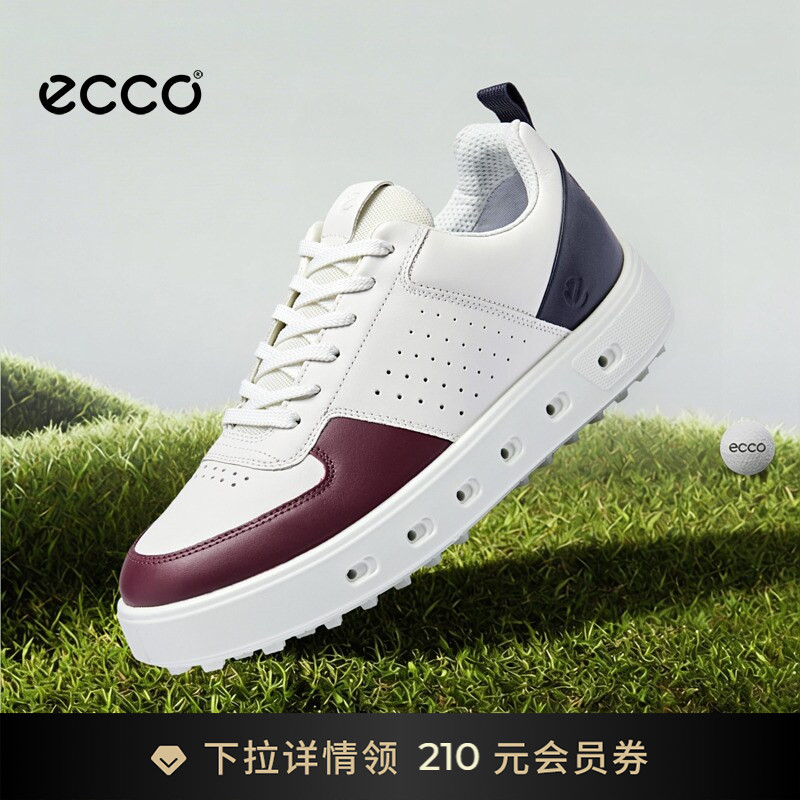 ECCO爱步高尔夫男款 休闲舒适透气防水板鞋高尔夫街头720 111704图片