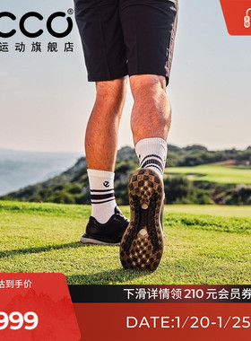 ECCO爱步高尔夫鞋男 舒适柔韧耐穿男子 高尔夫超轻1代132264