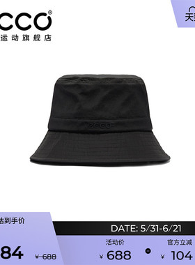 ECCO爱步渔夫帽 2026新款刺绣旅行高尔夫防晒帽子男女EG261C005G