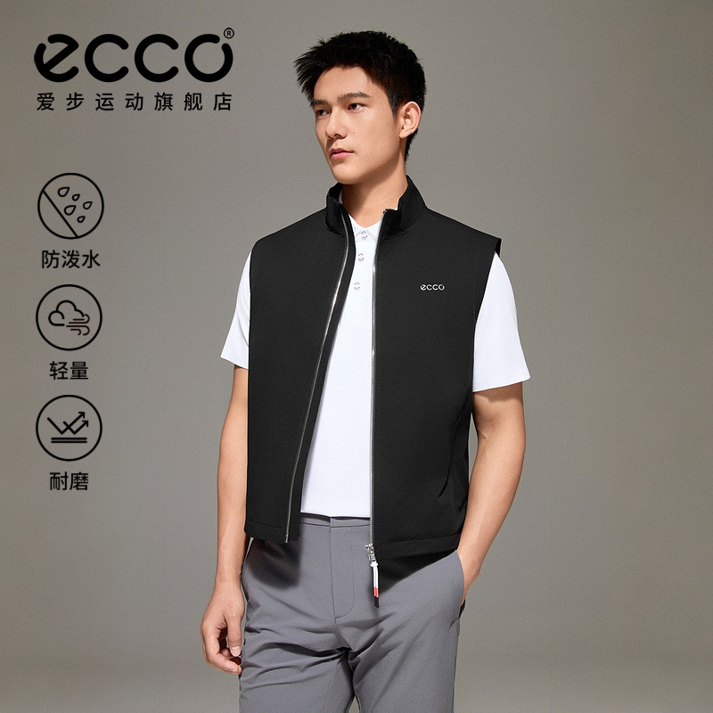 ECCO爱步高尔夫马甲 2026新款防水户外休闲运动服男款EG261J026
