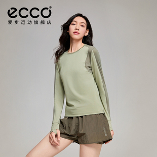 26新款 ECCO NRL联名 女士EN253T024 简约运动透气T恤女休闲长袖