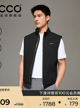 ECCO爱步高尔夫马甲 2026新款防水户外休闲运动服男款EG261J026