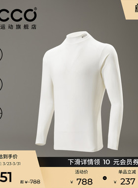 ECCO爱步高尔夫长袖T恤 春季防晒轻量修身男女同款EG251T013