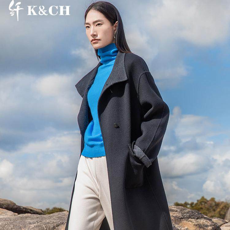 Kamp时尚气质双面呢大衣