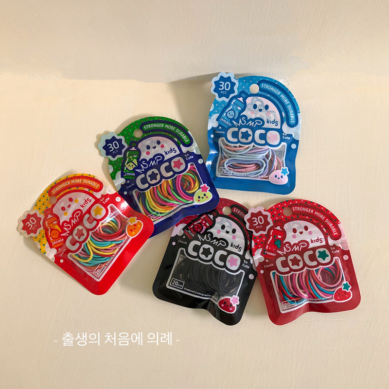 30根宝宝发圈儿童橡皮筋不伤发弹性好女童扎头发头绳小号发套可爱