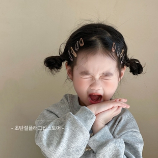 宝宝发夹可爱超萌不伤发小啾啾迷你发卡子儿童刘海碎发夹女童头饰
