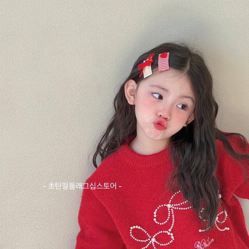 新年发夹洋气百搭儿童