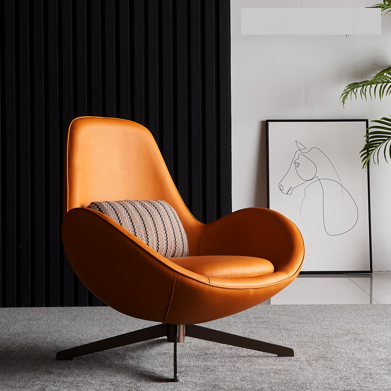 意式极简休闲椅设计师简约现代