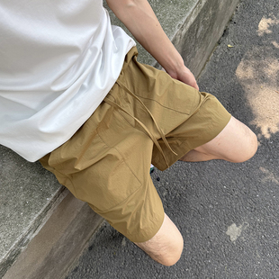 Tian 美式 松紧带速干运动沙滩短裤 新款 宽松休闲百搭 男夏季 Nick