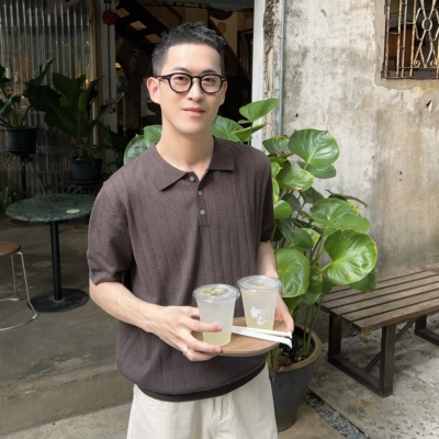 NickTian亨利领针织冰丝男短袖