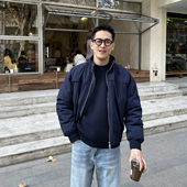 Nick 加厚保暖90白鸭绒羽绒服男宽松防风立领夹克拉链外套 Tian