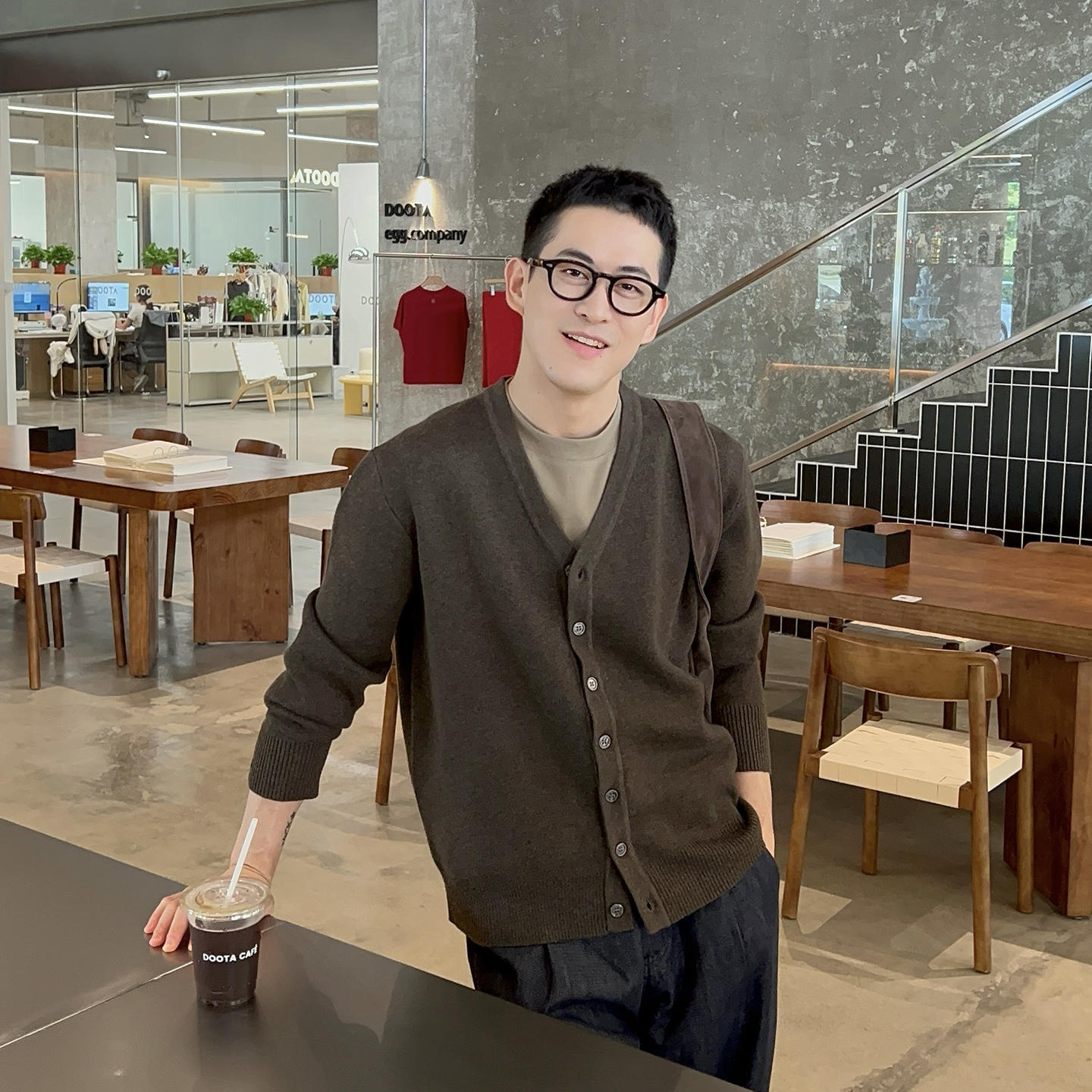 NickTian基础款毛衣针织开衫