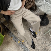 Tian 卡其色牛仔裤 春季 Nick 新款 韩版 男简约休闲小阔腿宽松直筒裤
