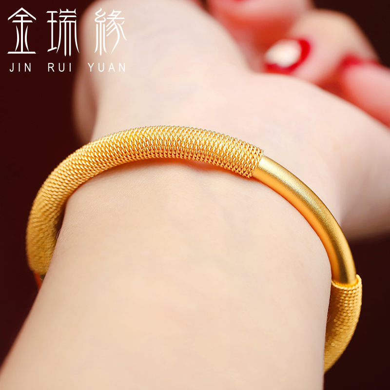金瑞缘定制黄金手镯传承古法