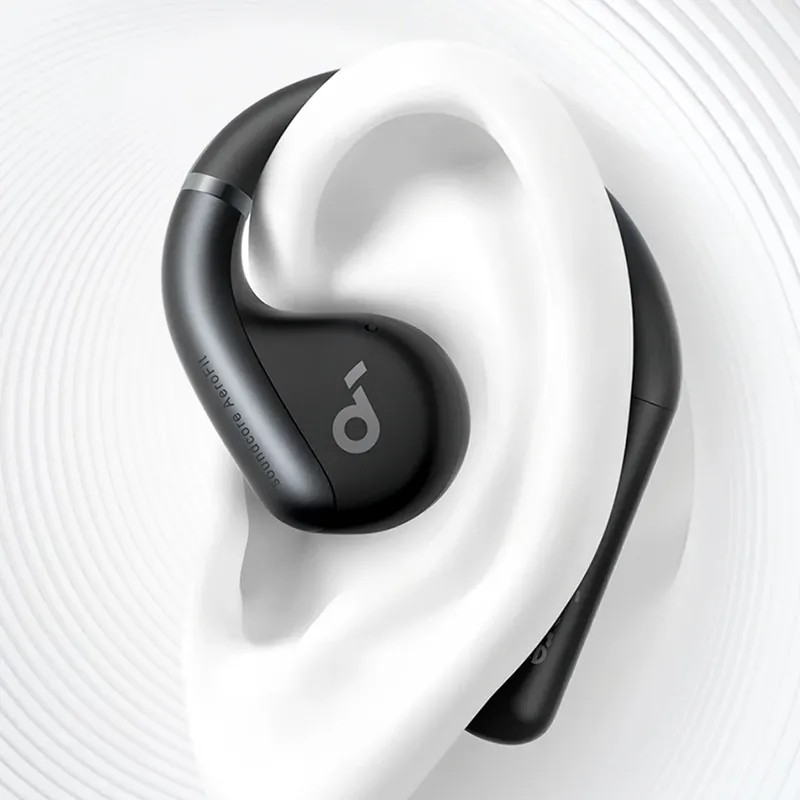 Soundcore声阔轻跃线AeroFit开放式蓝牙耳机不入耳骑行防水气传导