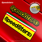 极速拍档SPEEDSTERS 饰贴纸 装 新配色英文LOGO 创意汽车个性