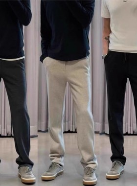 BLANDOO秋冬款新款极简老钱风直筒休闲裤男款时尚百搭9BD677