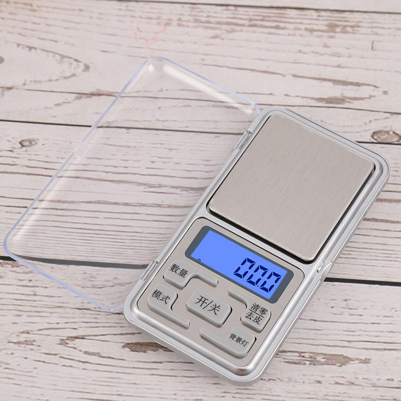 新款珠宝秤0.1克衡器便携天平迷你电子秤0.01克精准口袋秤手掌秤