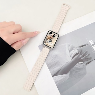 装 4智能运动男女时尚 甲款 秋冬配件 磁吸硅胶替换带红米watch6 适用小米手环10Pro表带9Pro手表8pro腕带新款