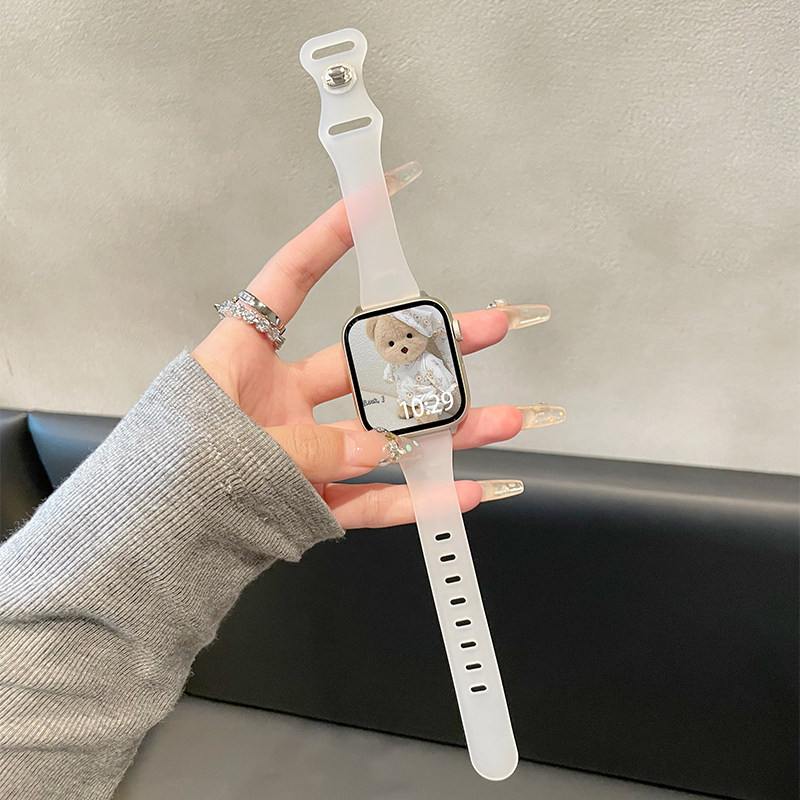 云顶苹果iwatch液态硅胶表带腕带图片