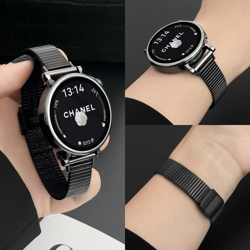适用oppo手表watchx3mini表带金属小蛮腰钢带oppowatchx2mini新款表链高级感4pro运动watchs代智能腕表时尚