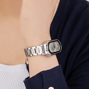 适用小米手环9表带10NFC高级感8代金属7表链腕带夏天三珠不锈钢带6智能5运动手环陶瓷版时尚男女生替换带配件